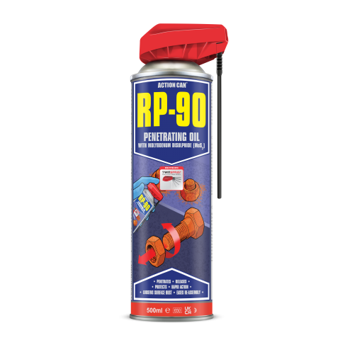 ACTION CAN - RP90 TWINSPRAY ÓLEO DE PENETRAÇÃO RÁPIDA MOS2