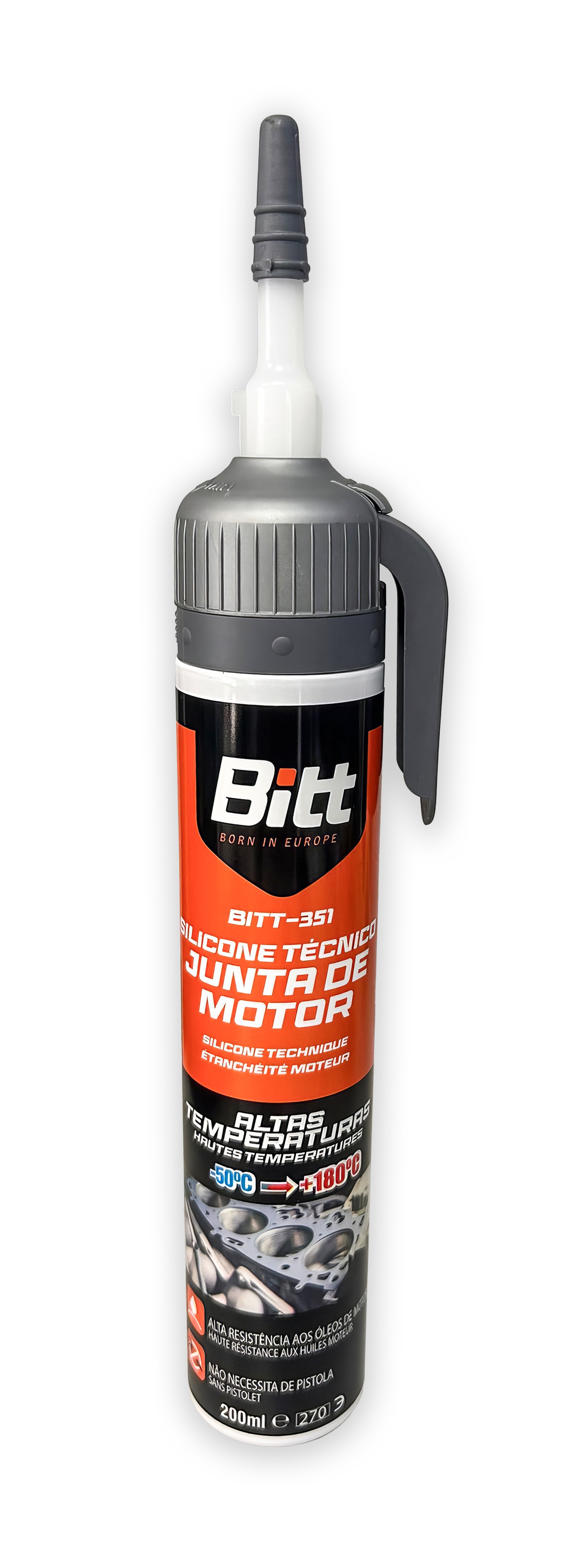 BITT -SILICONE RTV PRETO 200ML