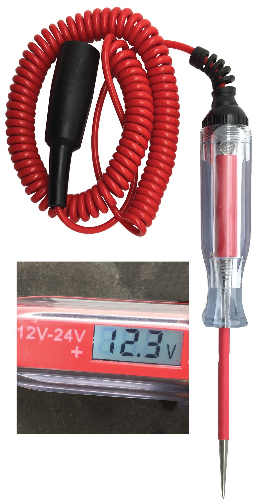 BUSCA POLOS COM LCD 12-24V