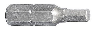 BIT 1/4" SEXT. INT. 25 MM 3 MM, 5 PCS.