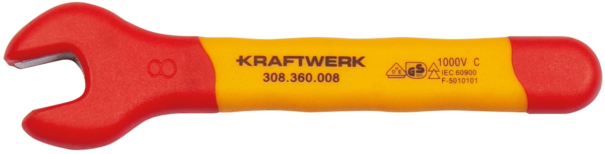VDE INSULATED 8MM OPEN-END WRENCH