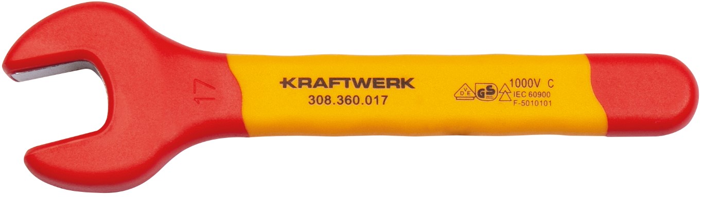 VDE INSULATED 17MM OPEN-END WRENCH
