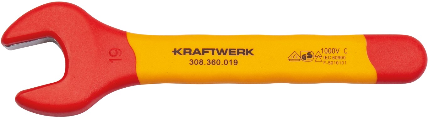 VDE INSULATED 19MM OPEN-END WRENCH