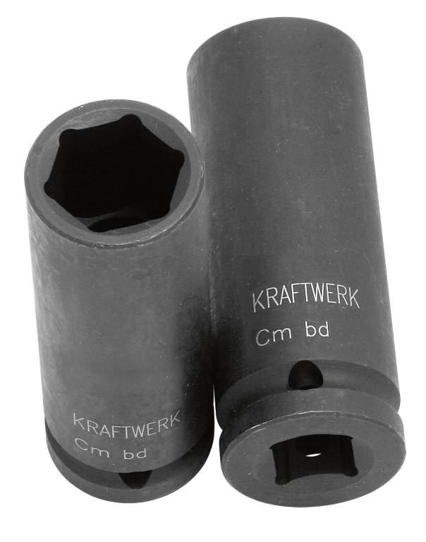 LLAVE DE VASO DE IMPACTO LARGA 1/2" 9 MM