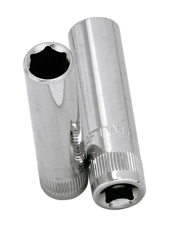 LLAVE DE VASO LARGA 1/4" 4 MM