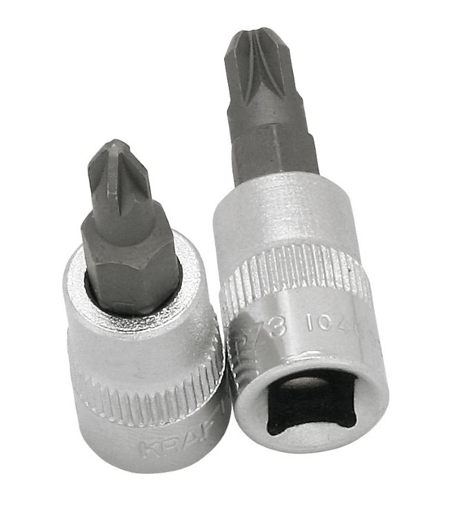 LLAVE DE VASO CON PUNTA POZIDRIV DE 1/4" Nº 1