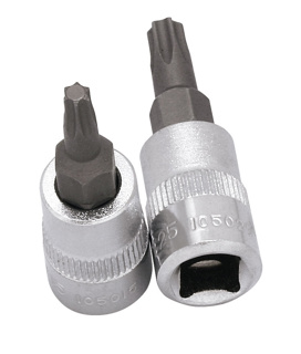 LLAVE DE VASO CON PUNTA TORX 1/4" T09